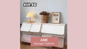 JIJI.SG AME Stackable Kids Storage Cabinet with Front Open Drawers for Toys and Books