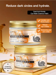 【Visible results in 1 week】OTOU Snail Essence Eye Patches Eye Moisture Anti-Aging Fade Eye Bags Dark Circles Remove Eye Fine Lines for Eye Care Sheet Masks