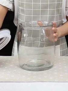 【PH Local Send】Ceramic rice storage/glass rice barrel/Ceramic Rice Storage/Glass Rice Storage/ Rice Vase/Large Rice Bucket Rice Storage Flour Bucket M Jar Large Capacity Glass Bottle Sealed Jar