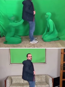 Green Screen Background Cloth 2x3 Meter Smooth Fabric Easy Setup Suitable for Photography and Video Production Indoor Use
