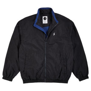 Polar Skate Co Track Jacket Retro กีฬาเสื้อคู่ลําลองเสื้อแจ็คเก็ตกันลมสําหรับผู้ชายและผู้หญิงวัสดุไนลอนสไตล์ปัก