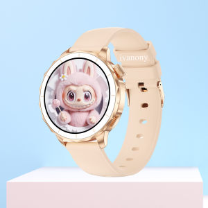 Đồng Hồ Thông Minh Dành Cho Nữ Ngôn Ngữ Tiếng Do Thái 4GB ROM Bluetooth Màn Hình AMOLED Nhịp Tim Theo Dõi Giấc Ngủ Nhắc Nhở Tin Nhắn Chức Năng Gọi Điện