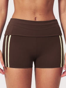 QYUED | Peach Butt Enhancing High Waist Elastic Fitness Shorts