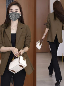 Shalldoer | Vintage Elegant Style Spring Autumn Womens Small Suit