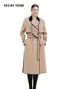 Old Money Style Double Faced Wool Coat