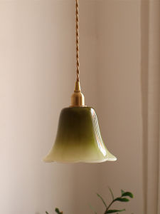 โคมไฟคริสตัลทองแดงสไตล์ย้อนยุคแบบเรียบง่ายสไตล์สวีเดนสำหรับร้านกาแฟ โคมไฟตกแต่งห้องนอน โคมไฟตกแต่งห้องนั่งเล่น