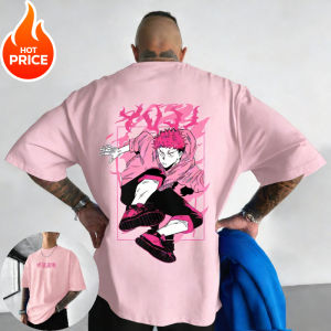 Bandai | Itadori Yuji Jujutsu Kaisen Men 2026 Harajuku Summer Vintage T-Shirt Loose Oversized Women Streetwear Casual Short Sleeve Tee