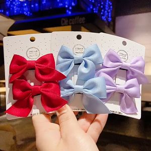 SET 2 / Bộ kẹp tóc nơ thời trang Hàn Quốc quà tặng kẹp tóc dễ thương và tinh tế cho bé mã PK-010