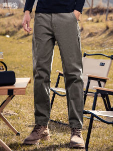 Enjeolon | Stylish Gentleman Spring Autumn Business Straight Pants