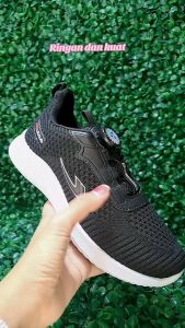 NOAH - Sepatu Sekolah Anak New Era Bos Boys 30-37 / Sepatu Sekolah Hitam / Sepatu Sneakers Anak / Sepatu Keren /Sepatu Murah