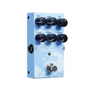 M-VAVE Mini Universe Guitar Effect Pedal Digital Reverb Pedal Digital Modeling Reverberation Effector & 9-Mode Reverb Selection