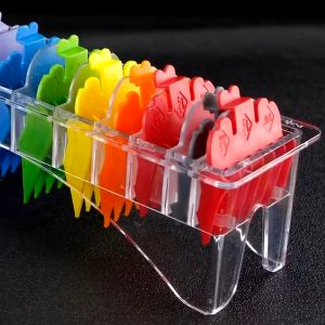 8Pcs Hair Clipper Color Gradient Positioning Comb 3-25mm Salon Barber Limit Comb Trimmer Accessory Part