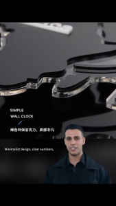 นาฬิกาแขวนแผนที่โลก3D ด้วยมือเรืองแสง-การออกแบบทางเรขาคณิตที่ทันสมัยเงียบไม่มีนาฬิกาที่กำลังเดินอยู่สำหรับห้องนั่งเล่นสำนักงานห้องนอนหรือการตกแต่งโรงแรม