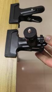 Kẹp Máy Ảnh Bằng Kim Loại Có Đầu Xoay 1/4 Vít Ren Giá Đỡ Đèn Flash Cho Máy Ảnh SLR DSLR Phụ Kiện Tripod