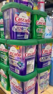 Viên Rửa Chén Cho Máy CASCADE COMPLETE 93 Viên Hàng Nhập Mỹ Dành Cho Máy Rửa Chén Mạnh Hơn Gấp 12 Lần