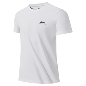 Jeep | Jeep Mens Quick Dry Outdoor T-Shirt Breathable Moisture Wicking Short Sleeve Sportswear Lightweight Round Neck Classic Series