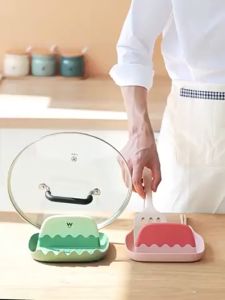 Anti-skid Spatula Pot Spoon Lids Cover Stand Holder Shelf Chopstick Holder Rack 锅铲汤勺垫 Alas Senduk