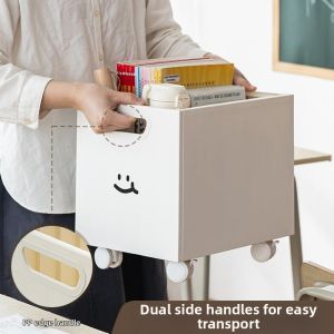 SHUQUE | High Capacity Wheel Book Box Table-Under