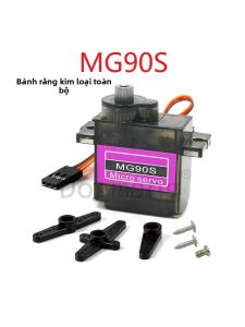 Mg90s Micro Servo Metal Gear 9g Sg90 Phiên Bản Nâng Cấp Cho RC Máy Bay Trực Thăng Thuyền Xe Arduino Dự Án Gói Số Lượng Lớn 2/4/8/10/20/30 Chiếc