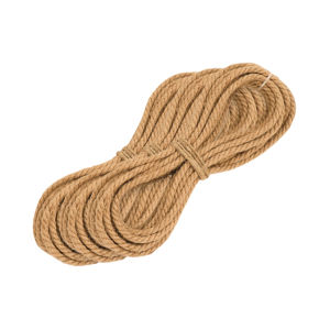 เชือกพันคอนโดแมว เชือกแมวข่วน เชือกตกแต่ง เชือกป่าน hemp rope DIY เชือกมะลิลา สีน้ำตาล