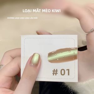 Bộ Sơn Gel Móng Mắt Mèo MIANEL 12ml - 4 Màu Xanh Tươi Sáng Bền Màu Bóng Mượt Làm Sáng Móng