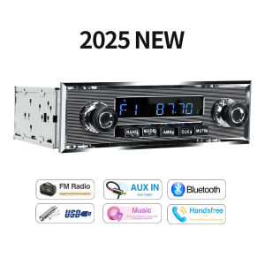 Grandnavi 1 Din Car Radio MP3 Player Classic Car Retro Audio Stereo Support FM AUX EQ USB Input In-dash Bluetooth For Benz