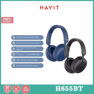 Havit h655bt Tai nghe ANC giảm tiếng ồn chủ động bluetooth không dây chân thật Tai nghe chơi game máy tính thể thao độ trễ thấp giảm tiếng ồn chất lượng âm thanh cao 2024 mới - Lazada
