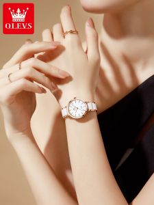 OLEVS | Waterproof Ceramic Womens Watch