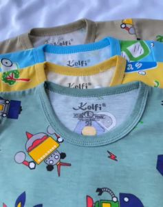 KELFI SETELAN ANAK FULL PRINTING KELFI / SETELAN ANAK COWOK USIA 1-8 TAHUN ROCAR EDITION