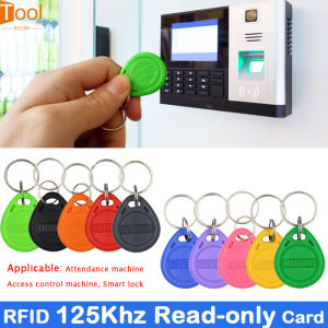 10pcs 125khz RFID EM4100 TK4100 Key Fobs Token Tags Keyfobs Keychain ID Read Only Access Control Card