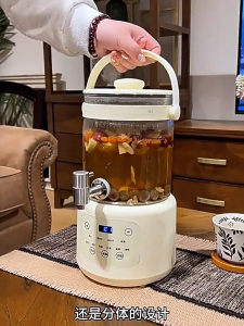 3L Health Kettle with 304 Faucet 800W Multi-Function Electric Kettle Household Large Capacity Tea Maker Constant Temperature Thermos Flask 养生壶