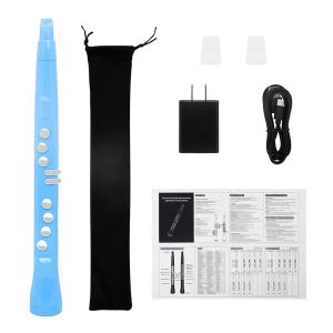 IRIN | IRIN Electric Blowpipe Electronic Wind Saxophone Flute 99 Built-in Tone Mini Saxophone Double Fingering Technique Electric Sax