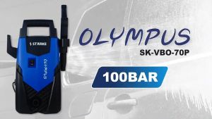 STARKE เครื่องอัดฉีด รุ่น VB0-70P 1400วัตต์ 100บาร์ (OLYMPUS) 220V เครื่องฉีดน้ำ อัดฉีด แรงดันสูง ทำความสะอาด ล้างรถ จัดส่ง Flash Express