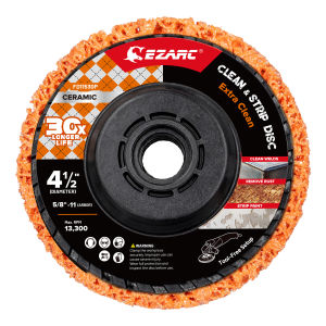 EZARC 4.5 Inch Stripping Discs 1/3Pc Paint & Rust Removal Wheel 7/8" Arbor for Angle Grinder Coating/Welds/Oxidation Clean
