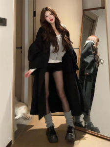 SUHUIQIAN | Hooded Grey Short Coat 1pcs