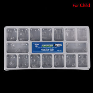 Crowns Transparent Temporary Preformed Molar Dental Anterior Posterior Deciduous Child Adult Matrix Kit