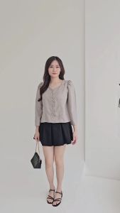 Gawon Blouse Tangan Panjang Atasan Wanita Orecca