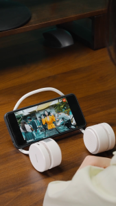 MeeGoo Neck Fan Portable Bladeless 360°Adjustable Lazy Neck Hanging Style Mini Fan for Kids Travel Outdoor Sports