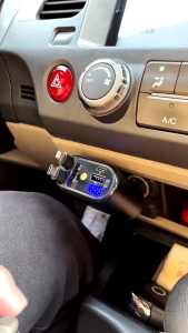 Tẩu Sạc Nhanh Ô Tô 120W Bóng Đèn Chiếu Sáng 5 In 1 Có Dây Rút Type-C+Light Tẩu Sạc Nhanh Sạc Điện Thoại Ipad Camera