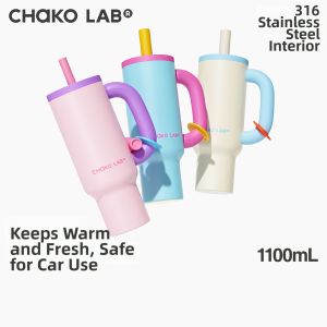 CHAKOLAB | Jumbo Straw Insulated Cup Large Capacity