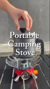 ✅100% Original Yoky Lotus Windproof Camping Stove Portable Lightweight Butane Stove with Easy Ignition