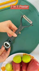 Tool 3 in 1 Double-head Multifunction Paring Kitchen Bottle Opener Vegetable Peeler Can Opener Home Kitchen Peeling Tool