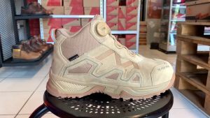 Sepatu Safety Black Yak 570D BOA Cream - Sepatu Sport Safety Black Yak 570 D BOA