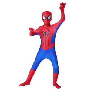 Boys Girls Spiderman Costume Superhero Jumpsuit Miles Morales Spider-Man Cosplay Zentai Bodysuit 3D Style Halloween Outfits