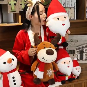 gấu bông size lớn ông già noel giáng sinh
