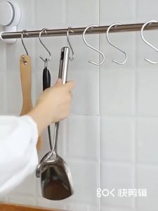 10/30/50ชิ้น ตะขอแขวนรูปตัว S หนัก / ตะขอเก็บโลหะสแตนเลส / ตะขอแขวนหม้อครัว / ตะขอแขวนอเนกประสงค์ / เครื่องใช้ในครัว กระเป๋าเสื้อผ้า ผ้าเช็ดตัว / ตะขอของใช้ในครัวเรือน