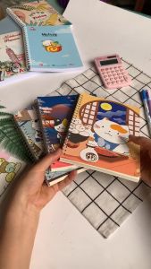 Sổ lò xo A5 160 Trang Genius Sumiko 016 Cao Cấp giấy Nhật định lượng 80gms chống lóa mỏi mắt Gia Nguyễn --