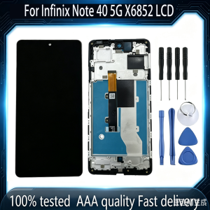 AMOLED TFT For Infinix Note 40 5G X6852 LCD Screen Touch Digitizer Sensor For Infinix Note40 5G Assembly Display Parts