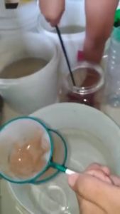Saringan Serokan Cangkang Artemia Kutu Air Kutir Halus Kecil Ikan 1Set