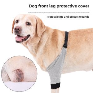 Dog Front Leg Joint Protection Cover Elbow Knee Warmth Protection Pet Wear Resistant Anti-Lick Swelling Prevention Equipment